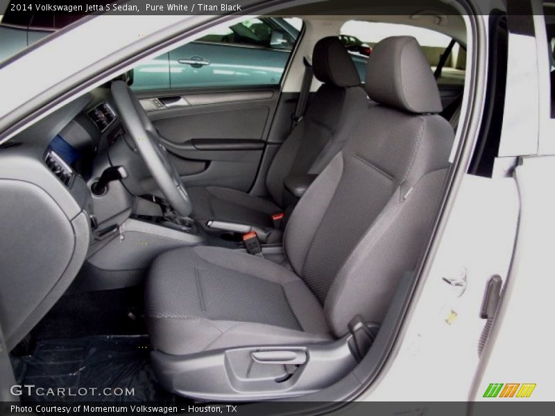 Pure White / Titan Black 2014 Volkswagen Jetta S Sedan