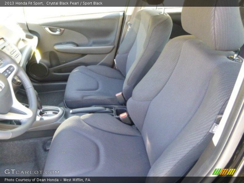 Crystal Black Pearl / Sport Black 2013 Honda Fit Sport
