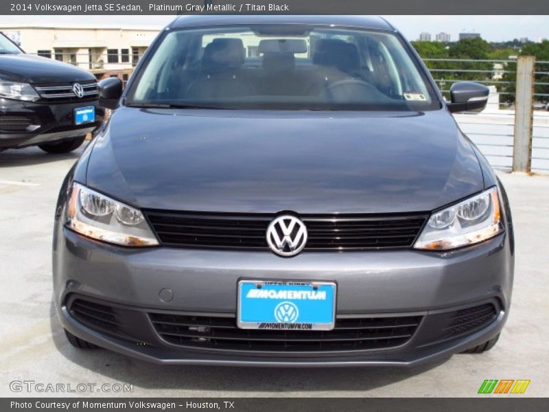 Platinum Gray Metallic / Titan Black 2014 Volkswagen Jetta SE Sedan