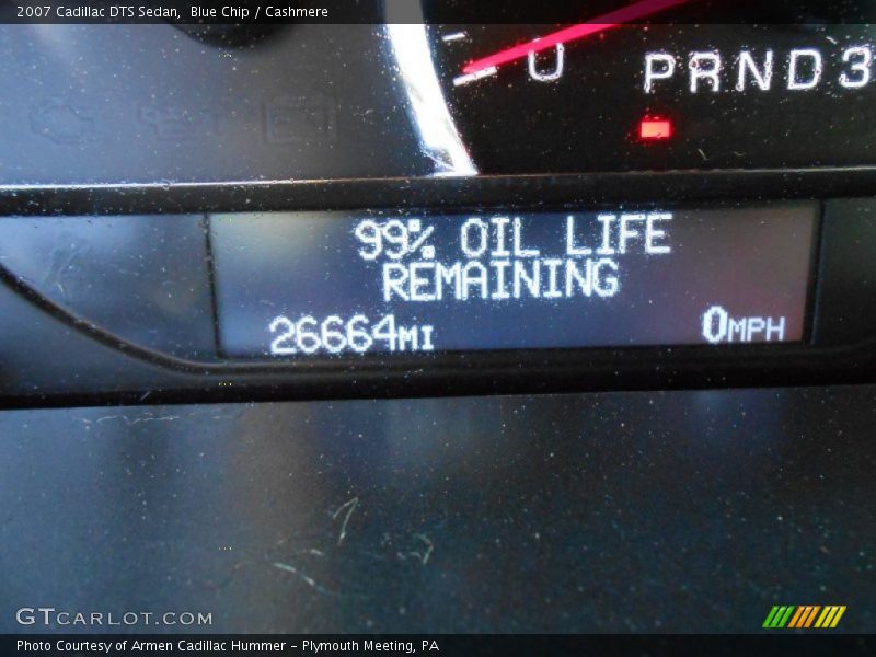 Blue Chip / Cashmere 2007 Cadillac DTS Sedan