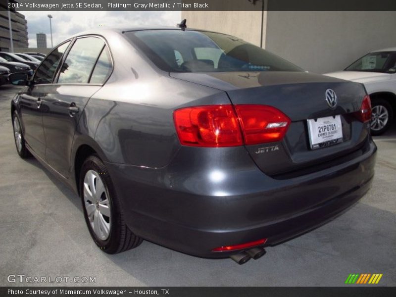 Platinum Gray Metallic / Titan Black 2014 Volkswagen Jetta SE Sedan