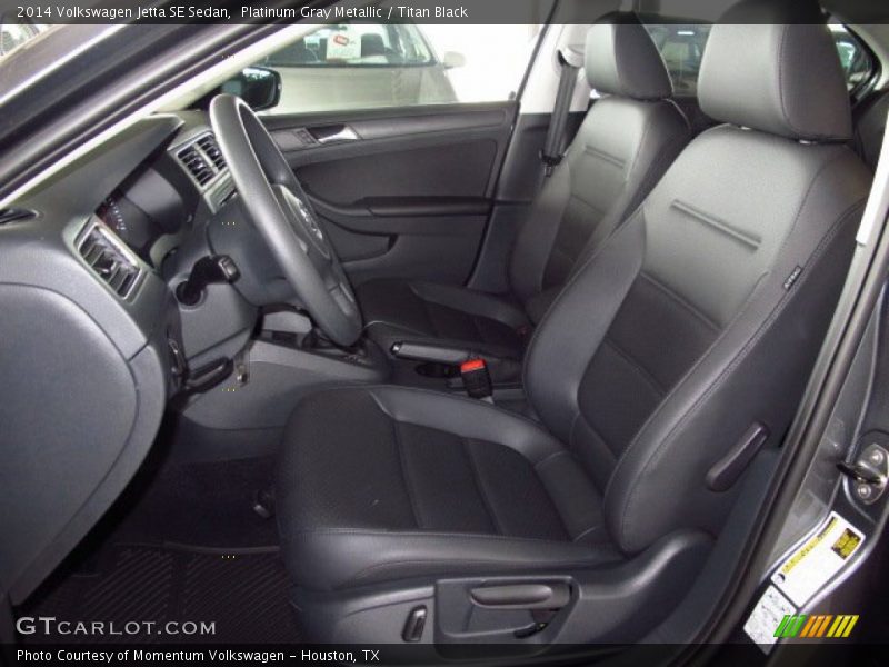 Platinum Gray Metallic / Titan Black 2014 Volkswagen Jetta SE Sedan