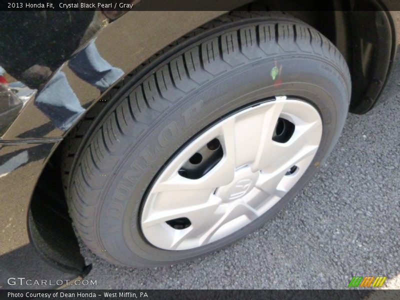 Crystal Black Pearl / Gray 2013 Honda Fit
