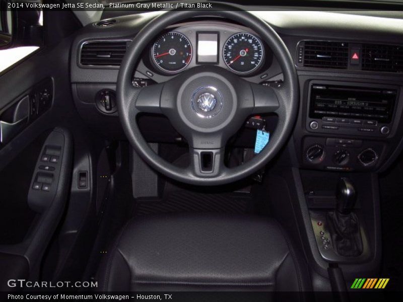 Platinum Gray Metallic / Titan Black 2014 Volkswagen Jetta SE Sedan