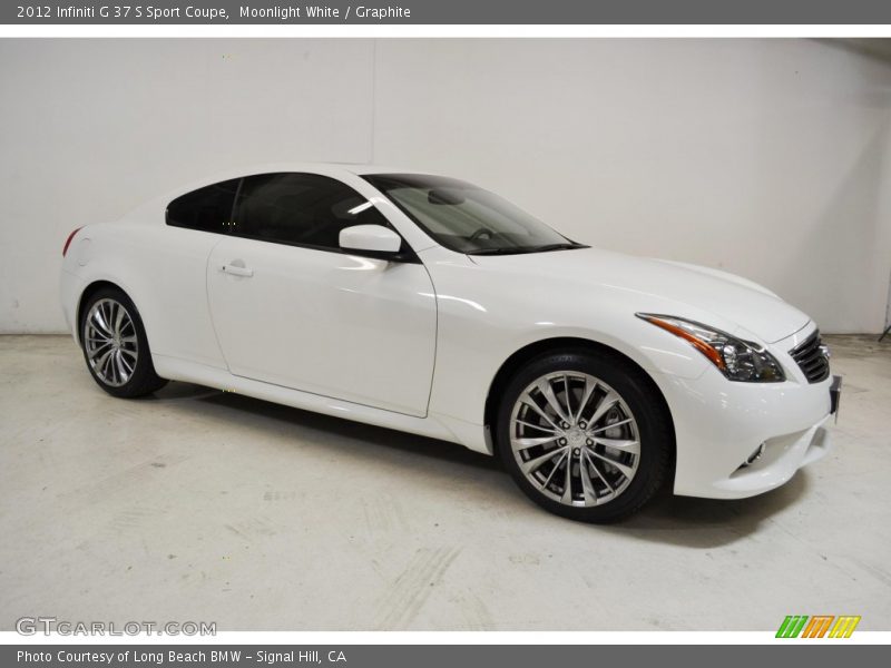 Moonlight White / Graphite 2012 Infiniti G 37 S Sport Coupe