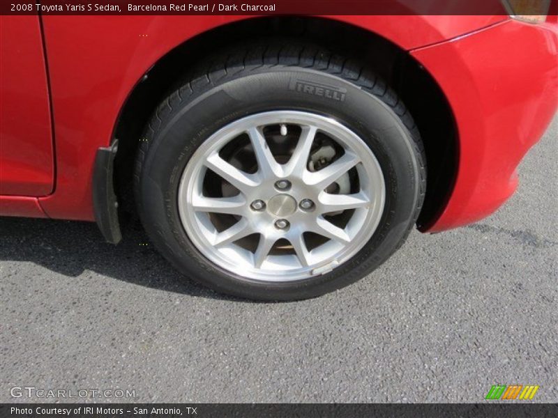 Barcelona Red Pearl / Dark Charcoal 2008 Toyota Yaris S Sedan