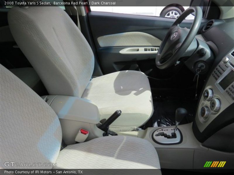 Barcelona Red Pearl / Dark Charcoal 2008 Toyota Yaris S Sedan