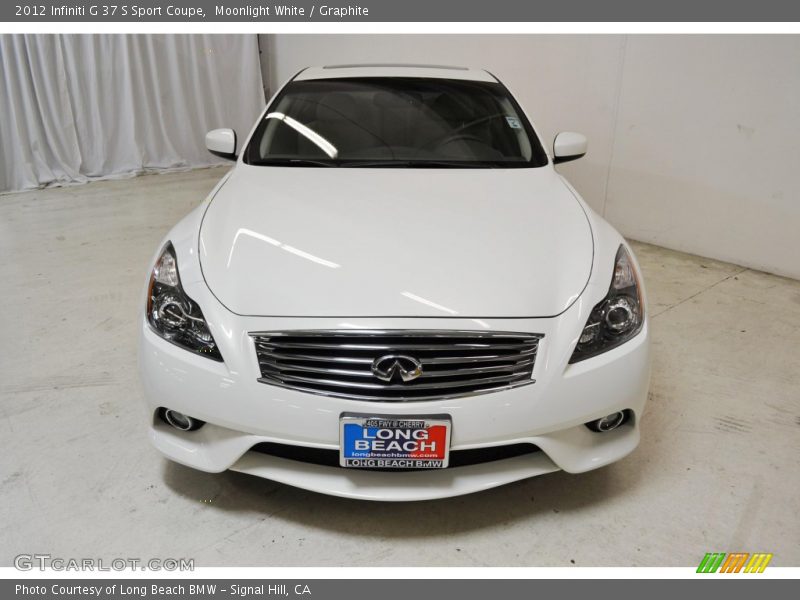 Moonlight White / Graphite 2012 Infiniti G 37 S Sport Coupe