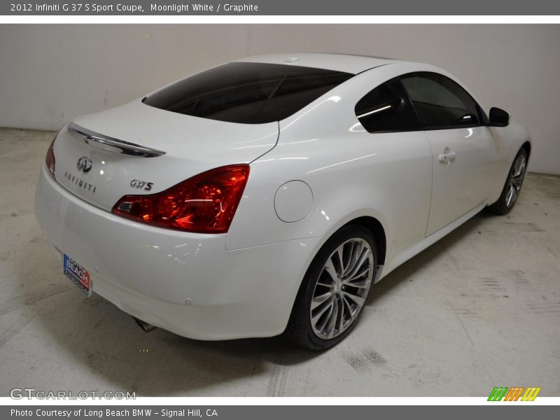 Moonlight White / Graphite 2012 Infiniti G 37 S Sport Coupe