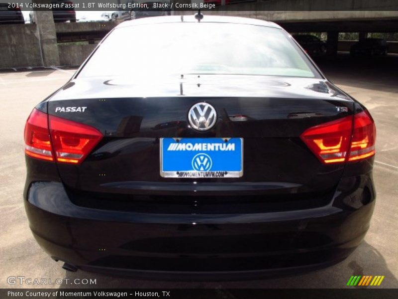 Black / Cornsilk Beige 2014 Volkswagen Passat 1.8T Wolfsburg Edition