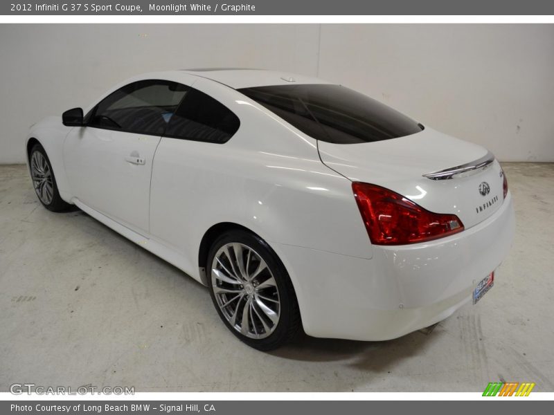 Moonlight White / Graphite 2012 Infiniti G 37 S Sport Coupe