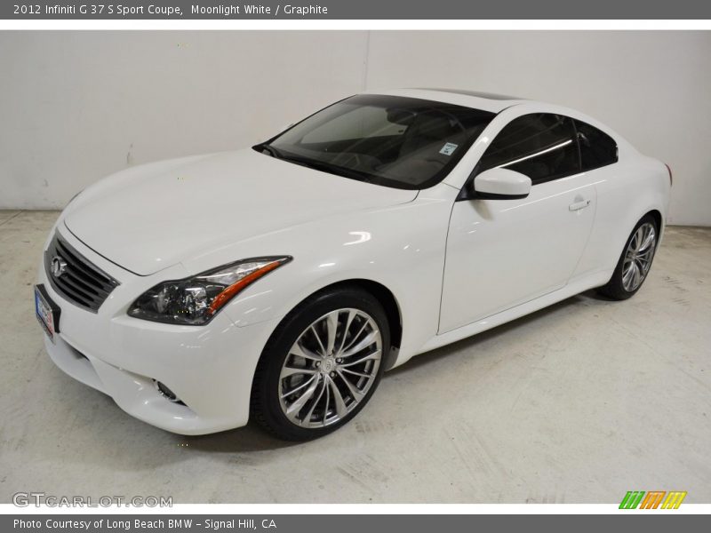 Moonlight White / Graphite 2012 Infiniti G 37 S Sport Coupe