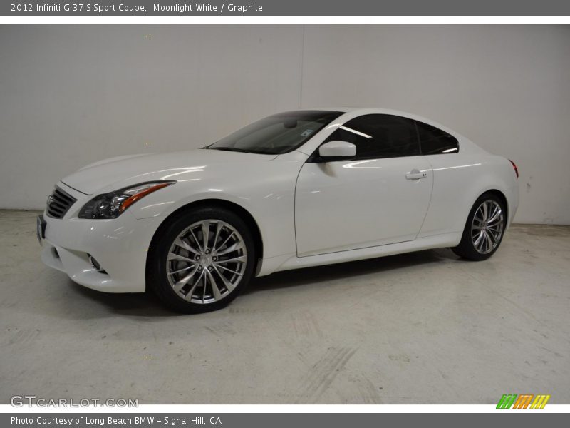 Moonlight White / Graphite 2012 Infiniti G 37 S Sport Coupe