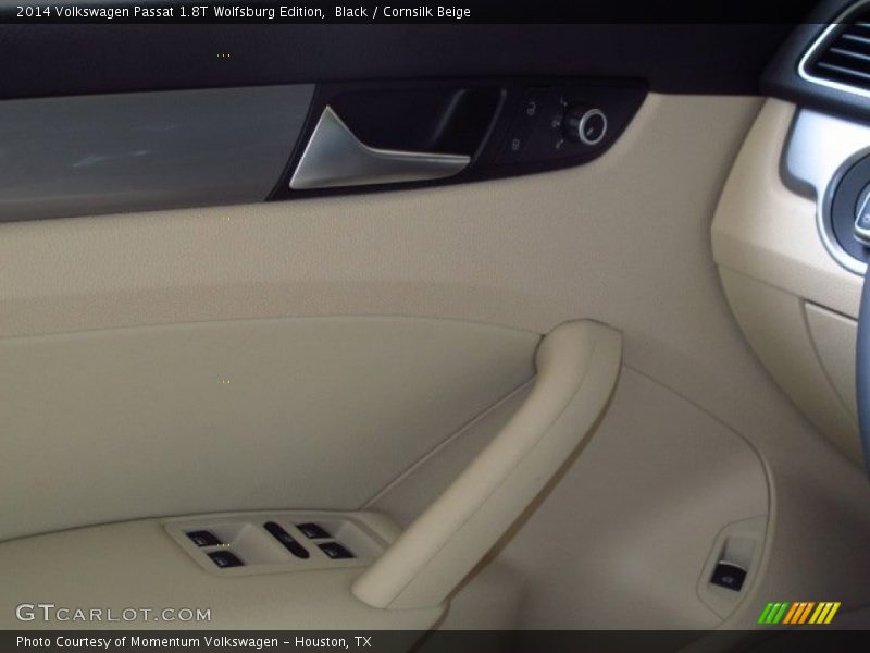 Black / Cornsilk Beige 2014 Volkswagen Passat 1.8T Wolfsburg Edition