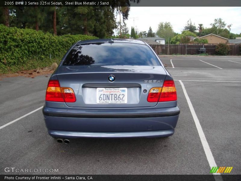 Steel Blue Metallic / Sand 2005 BMW 3 Series 325xi Sedan
