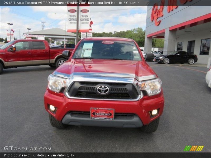 Barcelona Red Metallic / Graphite 2012 Toyota Tacoma V6 TRD Prerunner Double Cab
