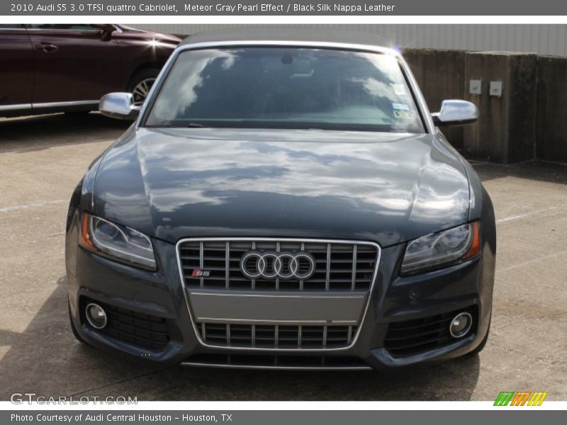 Meteor Gray Pearl Effect / Black Silk Nappa Leather 2010 Audi S5 3.0 TFSI quattro Cabriolet