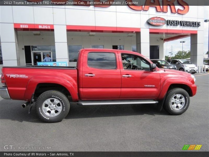 Barcelona Red Metallic / Graphite 2012 Toyota Tacoma V6 TRD Prerunner Double Cab