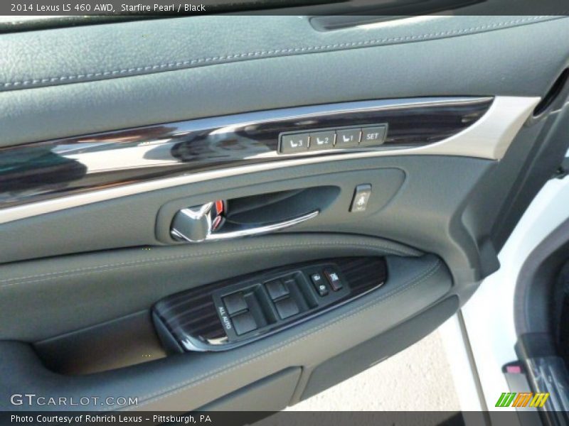 Starfire Pearl / Black 2014 Lexus LS 460 AWD
