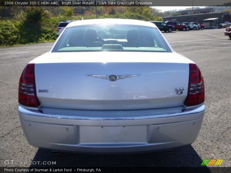 Bright Silver Metallic / Dark Slate Gray/Light Graystone 2006 Chrysler 300 C HEMI AWD