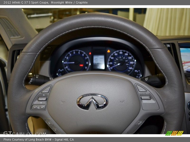 Moonlight White / Graphite 2012 Infiniti G 37 S Sport Coupe