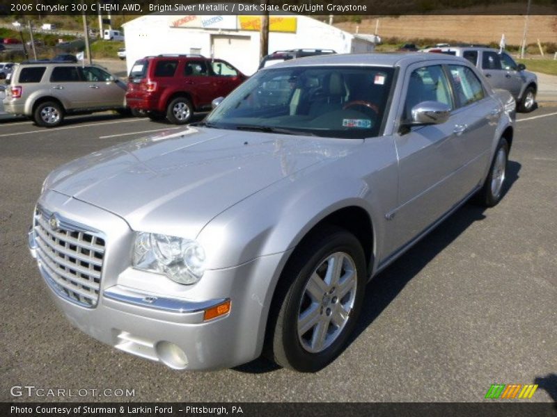 Bright Silver Metallic / Dark Slate Gray/Light Graystone 2006 Chrysler 300 C HEMI AWD