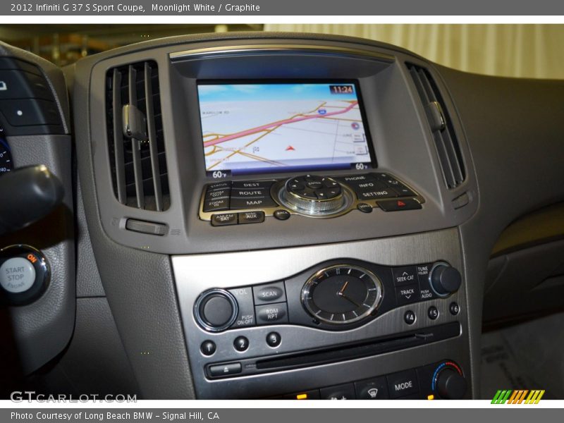 Moonlight White / Graphite 2012 Infiniti G 37 S Sport Coupe