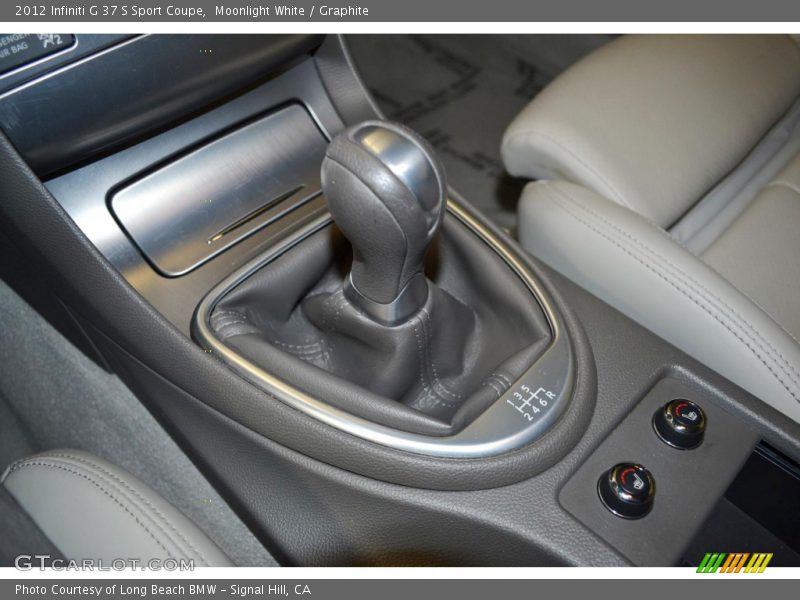 Moonlight White / Graphite 2012 Infiniti G 37 S Sport Coupe