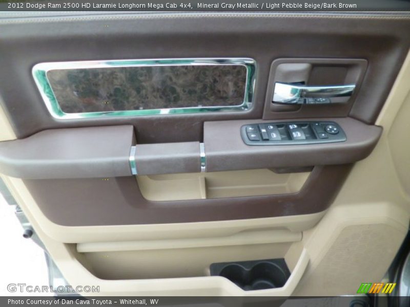 Mineral Gray Metallic / Light Pebble Beige/Bark Brown 2012 Dodge Ram 2500 HD Laramie Longhorn Mega Cab 4x4