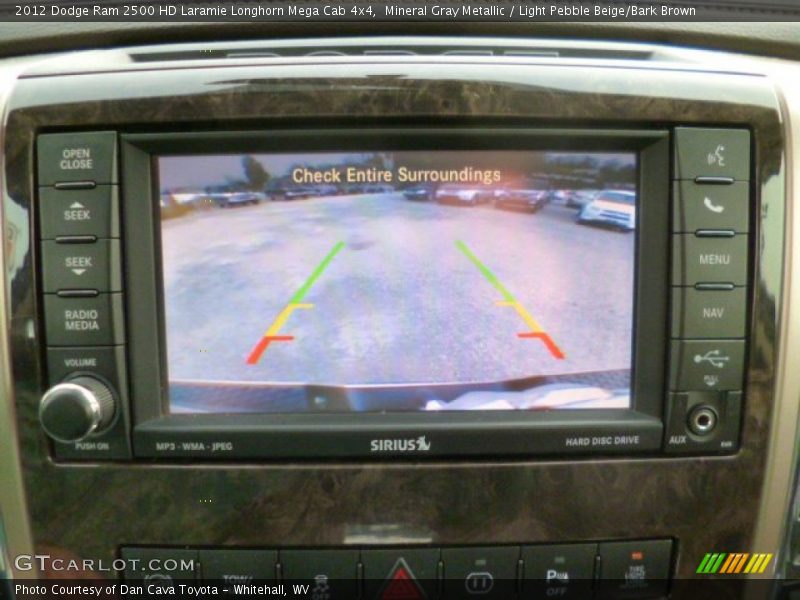 Mineral Gray Metallic / Light Pebble Beige/Bark Brown 2012 Dodge Ram 2500 HD Laramie Longhorn Mega Cab 4x4