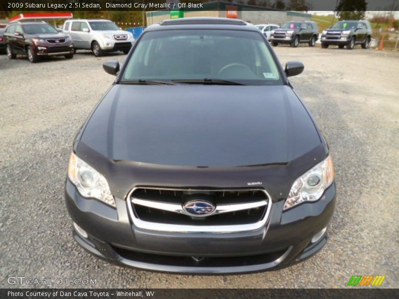 Diamond Gray Metallic / Off Black 2009 Subaru Legacy 2.5i Sedan