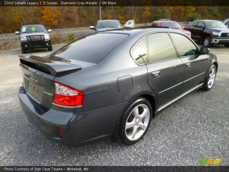 Diamond Gray Metallic / Off Black 2009 Subaru Legacy 2.5i Sedan