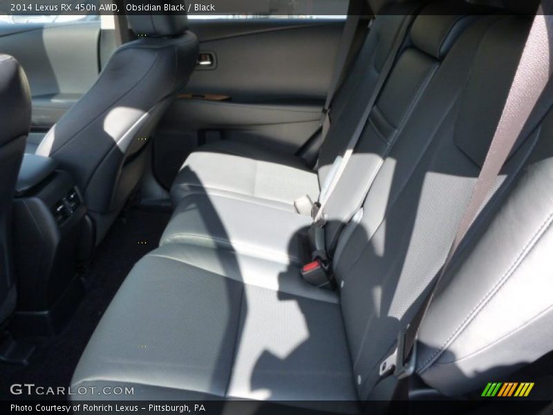 Obsidian Black / Black 2014 Lexus RX 450h AWD