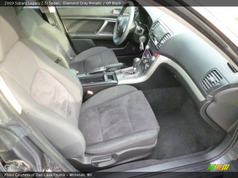 Diamond Gray Metallic / Off Black 2009 Subaru Legacy 2.5i Sedan