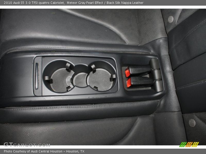 Meteor Gray Pearl Effect / Black Silk Nappa Leather 2010 Audi S5 3.0 TFSI quattro Cabriolet