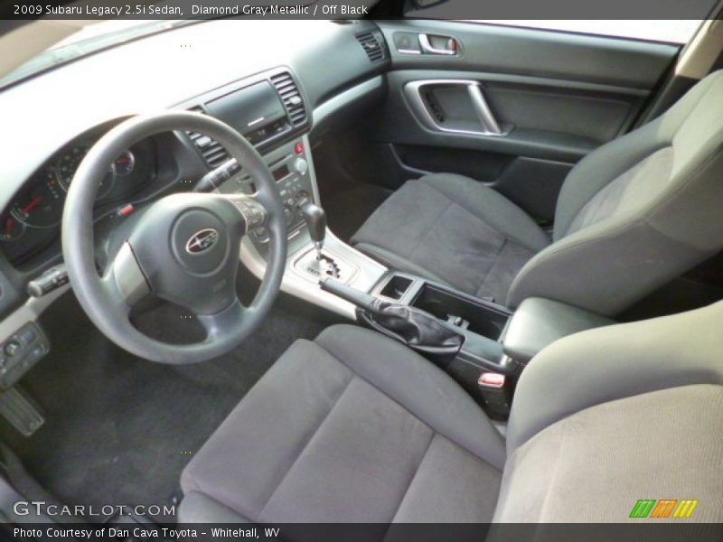 Diamond Gray Metallic / Off Black 2009 Subaru Legacy 2.5i Sedan