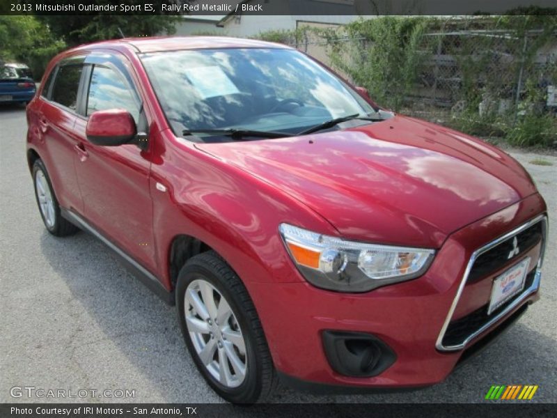 Rally Red Metallic / Black 2013 Mitsubishi Outlander Sport ES