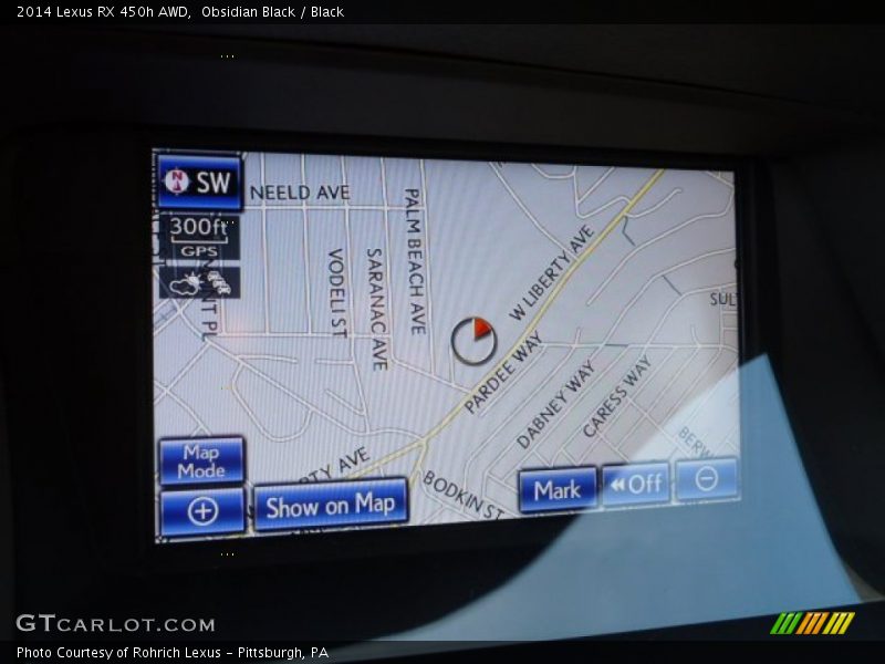 Obsidian Black / Black 2014 Lexus RX 450h AWD