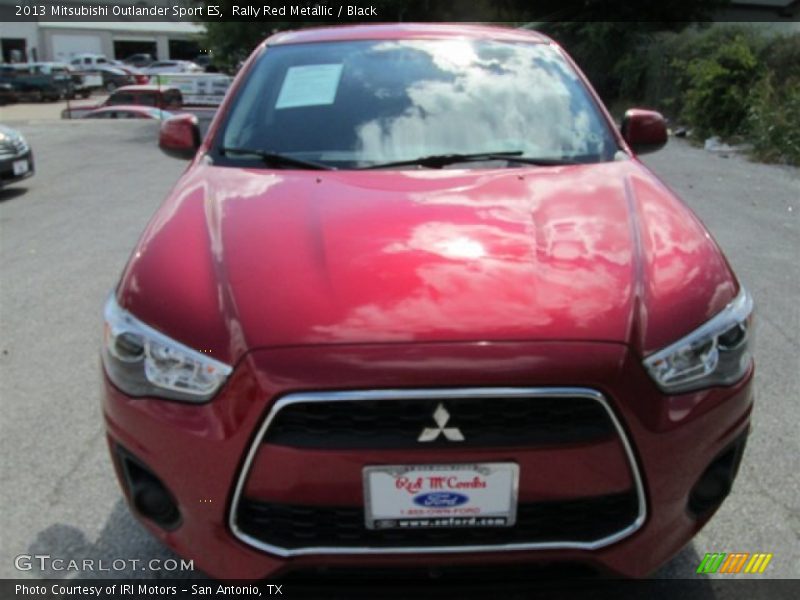 Rally Red Metallic / Black 2013 Mitsubishi Outlander Sport ES