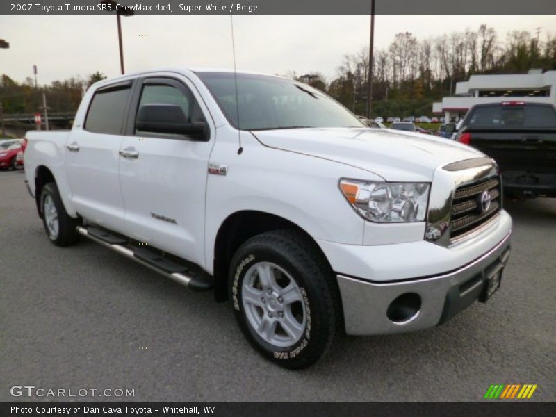 Super White / Beige 2007 Toyota Tundra SR5 CrewMax 4x4