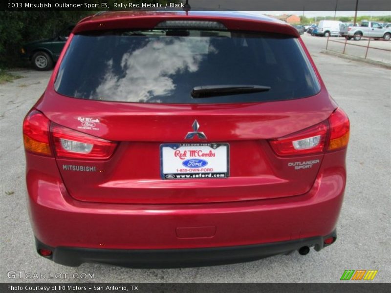 Rally Red Metallic / Black 2013 Mitsubishi Outlander Sport ES