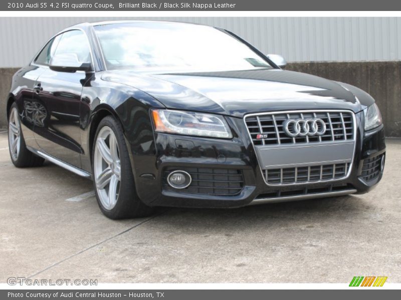 Brilliant Black / Black Silk Nappa Leather 2010 Audi S5 4.2 FSI quattro Coupe