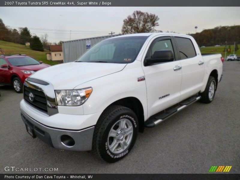 Super White / Beige 2007 Toyota Tundra SR5 CrewMax 4x4