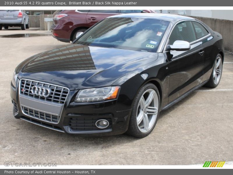 Brilliant Black / Black Silk Nappa Leather 2010 Audi S5 4.2 FSI quattro Coupe