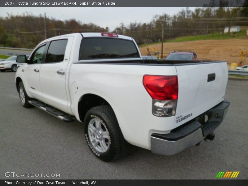Super White / Beige 2007 Toyota Tundra SR5 CrewMax 4x4