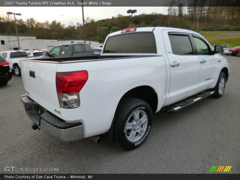 Super White / Beige 2007 Toyota Tundra SR5 CrewMax 4x4