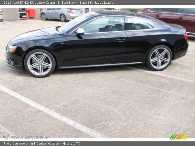Brilliant Black / Black Silk Nappa Leather 2010 Audi S5 4.2 FSI quattro Coupe