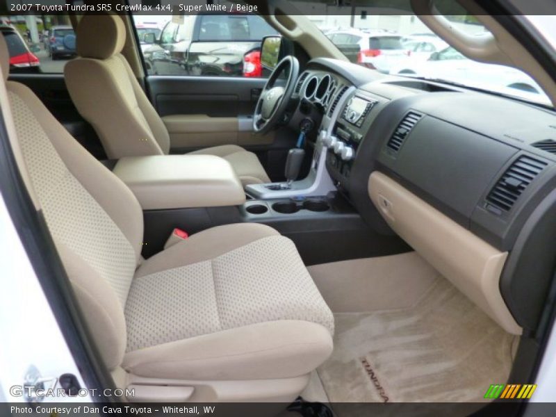 Super White / Beige 2007 Toyota Tundra SR5 CrewMax 4x4