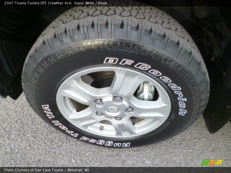 Super White / Beige 2007 Toyota Tundra SR5 CrewMax 4x4