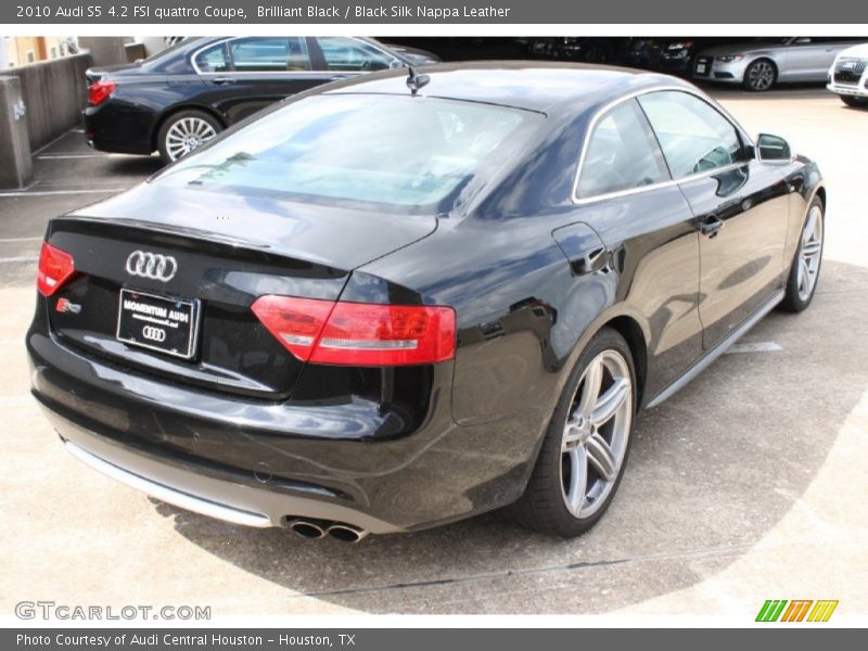 Brilliant Black / Black Silk Nappa Leather 2010 Audi S5 4.2 FSI quattro Coupe